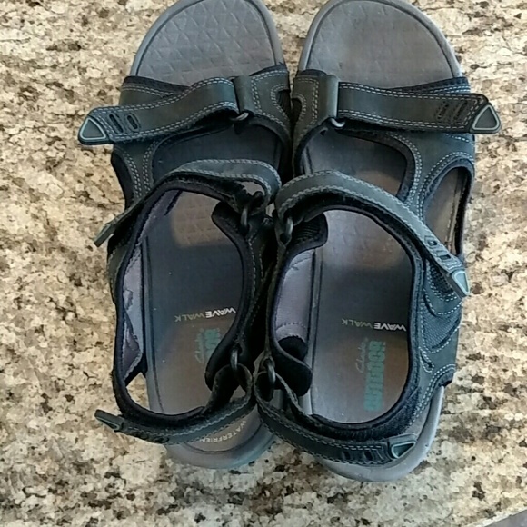 clarks wave walk sandals